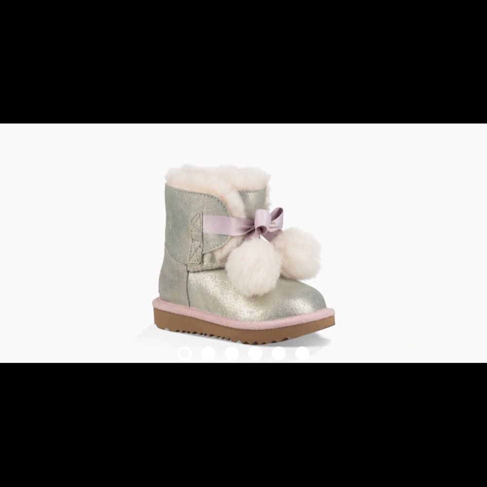 Ugg gita metallic boot sz 8
